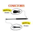 Ver imagem 7 de Kit Baú Bipartido - 3 Chapas de União + 2 Arcos + 4 Pistões a Gás 800n + 12 Pés de Madeira 6cm
