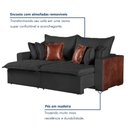 Ver imagem 5 de Sofá Retrátil 2 Lugares 220cm X 100cm Siena