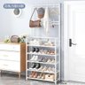 Guarda Roupa Organizador Arara 5 Prateleiras Cabideiro Rack Sapateira Bolsa Brinquedos Sapatos - 5