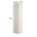 Ver imagem 4 de Guarda Roupa Bend em Mdf 44,5x240cm 1 Porta Abertura Direita Luna C852