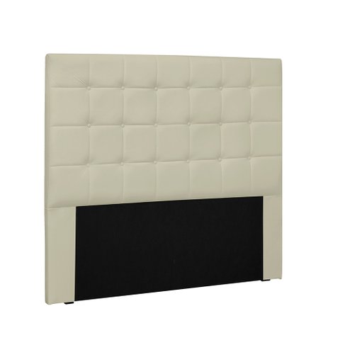 Cabeceira Verona Para Cama Box King 195 cm Corino Bege - D’Rossi