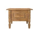 Ver imagem 3 de Mesa de Centro com Gaveta em Madeira 100x60x45 Cm Carvalho Rústico Elliottiis