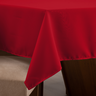 Toalha de Mesa 6 Lugares Tecido Oxford Liso 1 Peça Básica Cozinha Mesa de Jantar Vermelho - 4