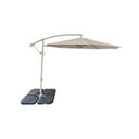 Ver imagem 5 de Ombrelone Base Lateral em Aluminio com Proteção 50UV Tahiti Fratini