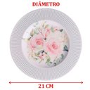 Ver imagem 2 de Jogo Pratos Sobremesa Lanche 4peças 4 Pessoas Ornatta 21cm
