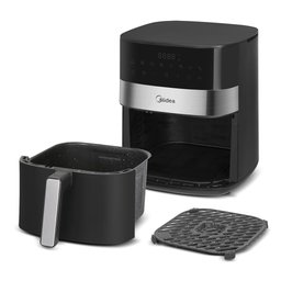 Fritadeira Air Fryer 6l Smart Chef Plus Cor Preta Midea Mad600010apkw1 - 127v - 8