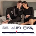 Ver imagem 3 de Colchão Solteiro Bf D33 Espuma Antialérgico 78x188x17cm -