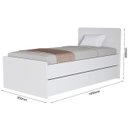 Ver imagem 2 de Bicama Solteiro Mdf Resistente Ideal Ambientes Compactos