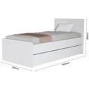 Ver imagem 2 de Bicama Solteiro Mdf Resistente Ideal Ambientes Compactos