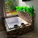 Ver imagem 5 de Banheira Dupla Olinda Combate com Hidro em Acrílico - 1.70x1.20x0.40 - 220v