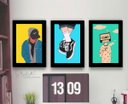 Ver imagem 2 de Quadros Placas MDF 6mm Quarto Infantil Sala 3 un 29x20