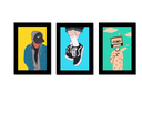 Ver imagem 1 de Quadros Placas MDF 6mm Quarto Infantil Sala 3 un 29x20