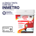 Ver imagem 3 de Tinta Acrílica Econômica Fosca Cor Branco 18L Durín Baixo Odor Antimofo Dúrin