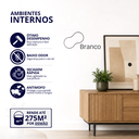 Ver imagem 2 de Tinta Acrílica Econômica Fosca Cor Branco 18L Durín Baixo Odor Antimofo Dúrin