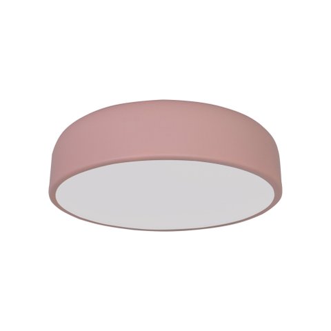 Luminária Plafon Moon Peq 30cm 2 Lamp E27 Rosê Fosco - 1106 Peq Rsf