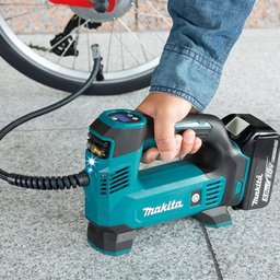Compressor de Ar Portátil sem Fio 18v 161 Psi Pneus Carro Suvs Moto Tratores Bolas Dmp180z Makita - 6