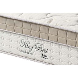 Cama Box Baú c/Auxiliar Solteiro: Colchão Molas Anjos Superlastic King Best + Base CRC Courano - 5