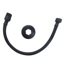 Ver imagem 5 de Engate Mangueira Flexível Preto/Black Trançado Aço Inox 60Cm