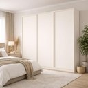 Ver imagem 1 de Guarda Roupa Casal Bend 3 Portas Correr 6 Gavetas MDF Luna Casa Lar Shop