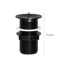Ver imagem 2 de Válvula para Tanque e Lavatório em Polipropileno 7,5cm Preto Astra