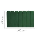 Ver imagem 2 de Painel Estofado Luxo Nuvem Alanis 140cm Casal para Cama Box Suede Verde Musgo - Gat Magazine