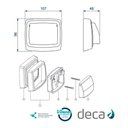 Ver imagem 4 de Acabamento para Válvula de Descarga Hydra Max - Deca Cromado