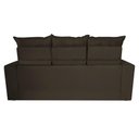 Ver imagem 6 de Conjunto de Sofá 3 e 2 Lugares Retrátil e Reclinável 2.00x1.50m Cama Inbox Smal Suede Café