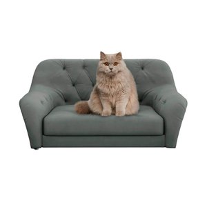 Caminha Cama Sofá Poltrona Pet Gato Cachorro Pietra Color:cinza