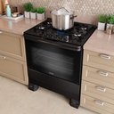 Ver imagem 1 de Fogão Mueller Mfv5bf 5 Bocas com Tripla Chama e Acendimento Automático Preto