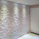 Ver imagem 1 de Kit 12 Placas Revestimento de Parede PVC 3d Pixel 50x50cm Branca