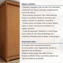 Ver imagem 7 de Guarda Roupa Casal MDF 3 Portas 6 Gavetas com Cabideiros e Prateleiras 274x240x56cm