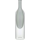 Ver imagem 1 de Vaso Decorativo Enfeite Casa Garrafa Vidro Cinza 29x7x7cm