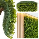 Ver imagem 4 de 13 Placas Grama Artificial Jardim Vertical Parede Verde 3d Decoração Interna Folhagem