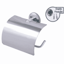 Ver imagem 2 de Suporte Papeleira Tampa para Rolo Papel Higiênico Aço Inox
