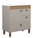 Ver imagem 1 de Gabinete para Banheiro com Pé Beirute 80cm