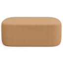 Ver imagem 3 de Puff Decorativo Orgânico para Living Quarto 100cm Doha W01 Bouclê Mostarda - Lyam Decor