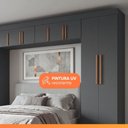 Ver imagem 6 de Guarda Roupas Modulado Closet de Canto Quarto Completo 13 Portas Espaço Cama Queen 1,58m Madrid
