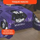 Ver imagem 4 de Jogo de Cama Infantil Lepper Wandinha Solteiro 2 Peças Microfibra Roxo