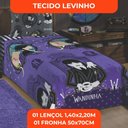 Ver mais imagens de Jogo de Cama Infantil Lepper Wandinha Solteiro 2 Peças Microfibra Roxo