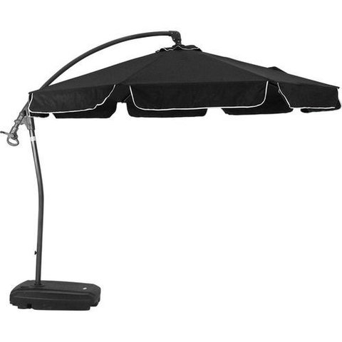 Ombrelone Bel Búzios Luxo 3m Reclinavel Sombra Direcionável:preto