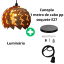 Ver imagem 2 de Luminária Pendente Castanha