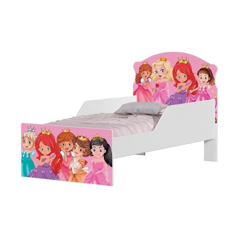 Mini Cama Princesas com Colchão