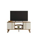 Ver imagem 3 de Rack Denver para TV até 55 '' Sala Compacto 115 cm Peternella:Nature/Off White