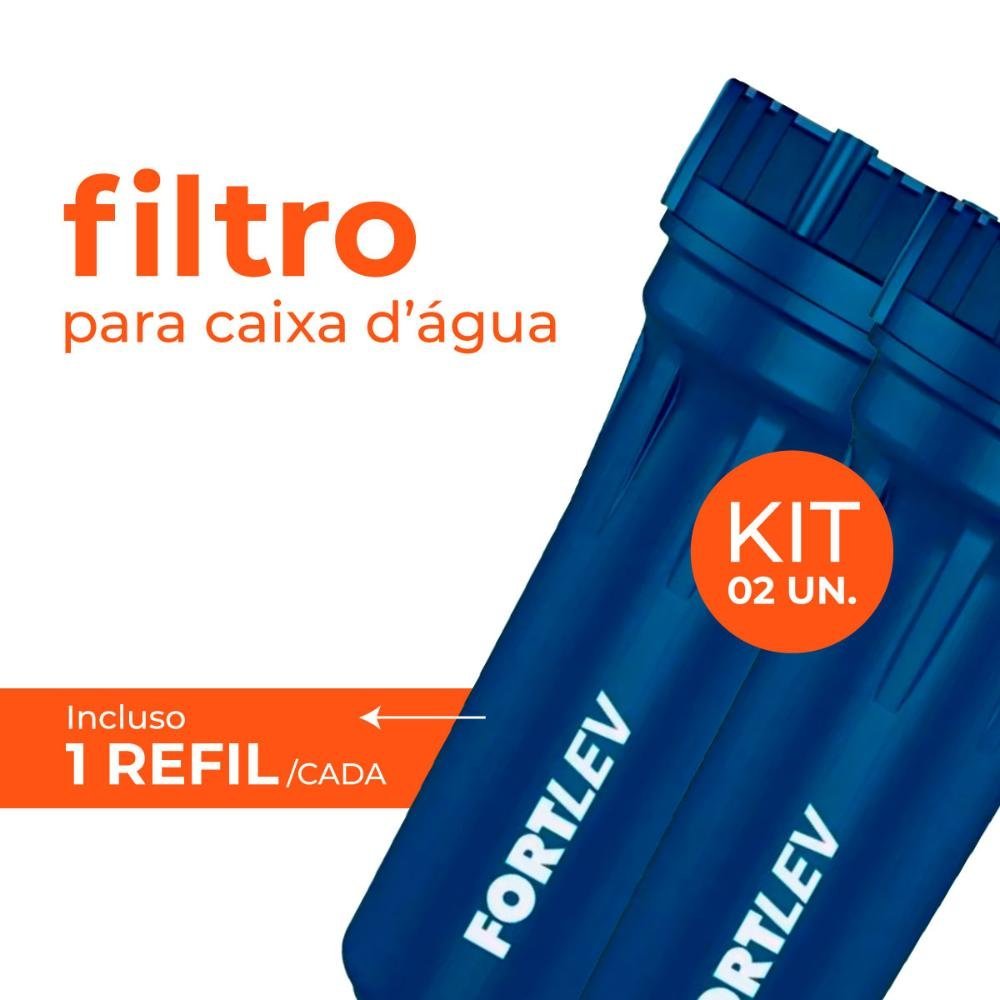 Kit 2 Filtros P/ Caixa D'água ou Cavalete Fortlev - 2