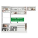Ver imagem 2 de Cozinha Completa Branca com Armário e Balcão + Tampo Madesa