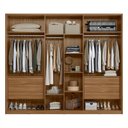 Ver imagem 3 de Guarda Roupa Casal Atrice 6 Portas - Demobile:amêndola Touch
