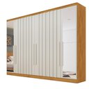 Ver imagem 2 de Guarda Roupa Oxford 6 Portas 4 Gavetas com Espelho Mdf - Mademarcs