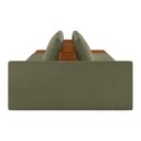 Ver imagem 5 de Sofá Ilha 3 Lugares Living 312cm Modulado para Sala Lary Bouclê Verde K01 - D'Rossi