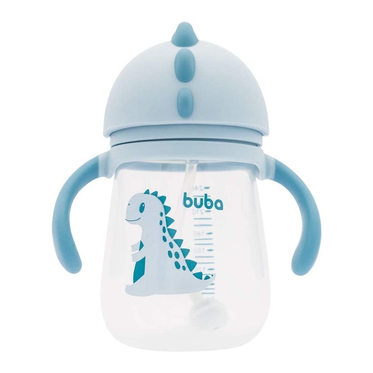 Copo de Treinamento Dino com Alca Buba Salmao ou Azul 240ml: Azul