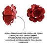 Porta Papel Higiênico 1 Rolo de Chão em Ferro com Rosa:azul - 6